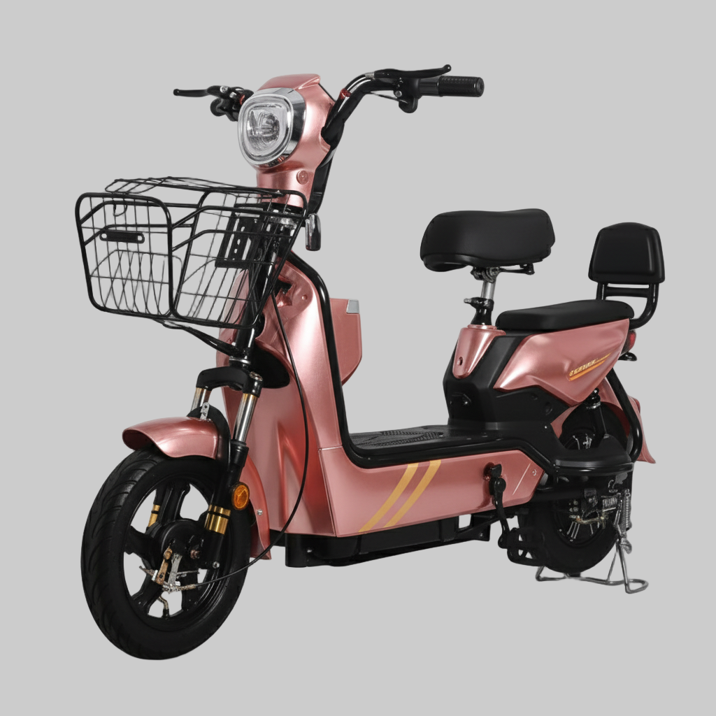Electric City Bike/Moped Two Seats, 48V, 12Ah, 500W (Special order, Local Pick-up/Delivery Only, North Florida)
