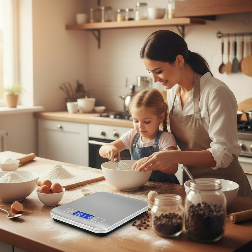 Household Digital Scale, Stainless Steel