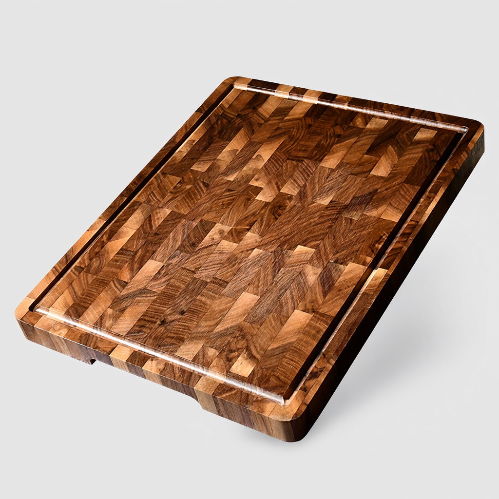 Chief's Upscale Cutting Board, Organic Acacia Hardwood