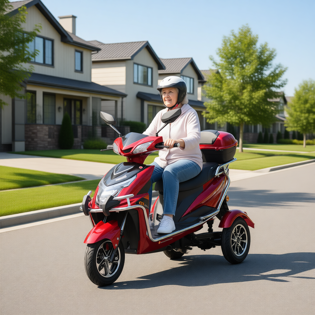 Electric Tricycle Scooter, 60V, 20Ah, 1000W (Special order, North Florida, Local Pick-up/Delivery Only)