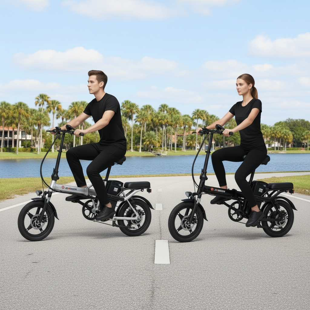 Electric Foldable Bicycle, 48V, 10Ah, 400W (Special order, North Florida, Local Pick-up/Delivery Only)