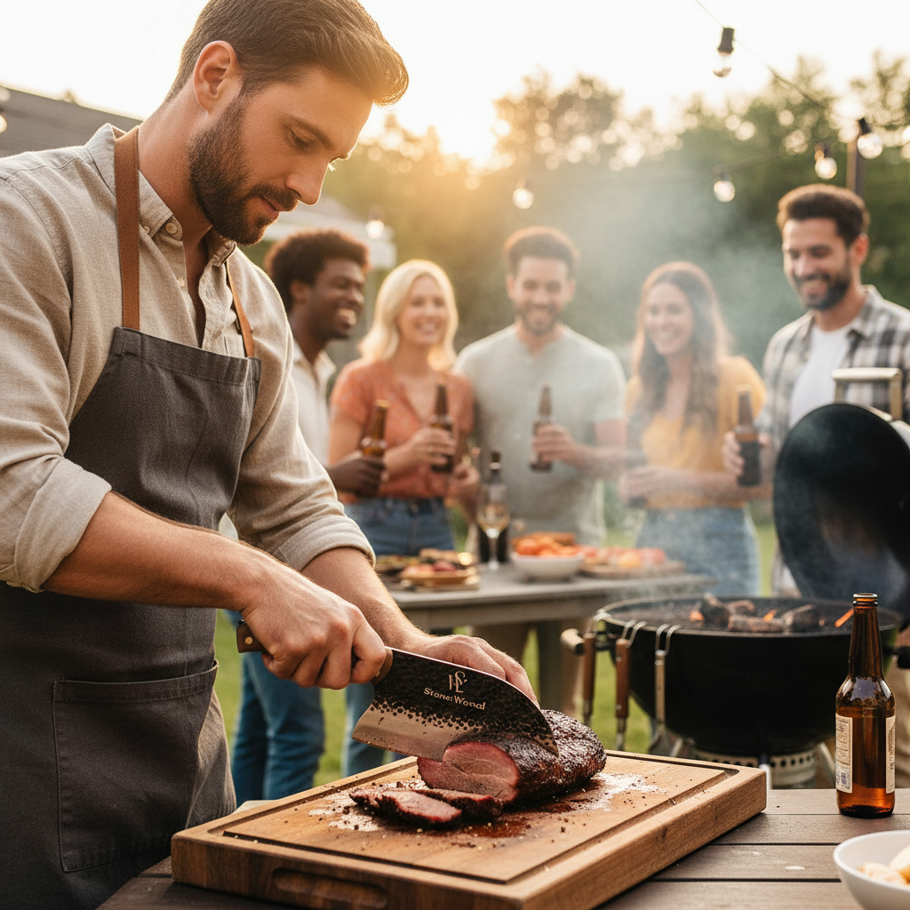 Cleaver Serbian style Butcher Knife