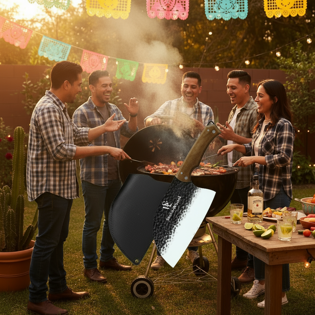 Cleaver Serbian style Butcher Knife