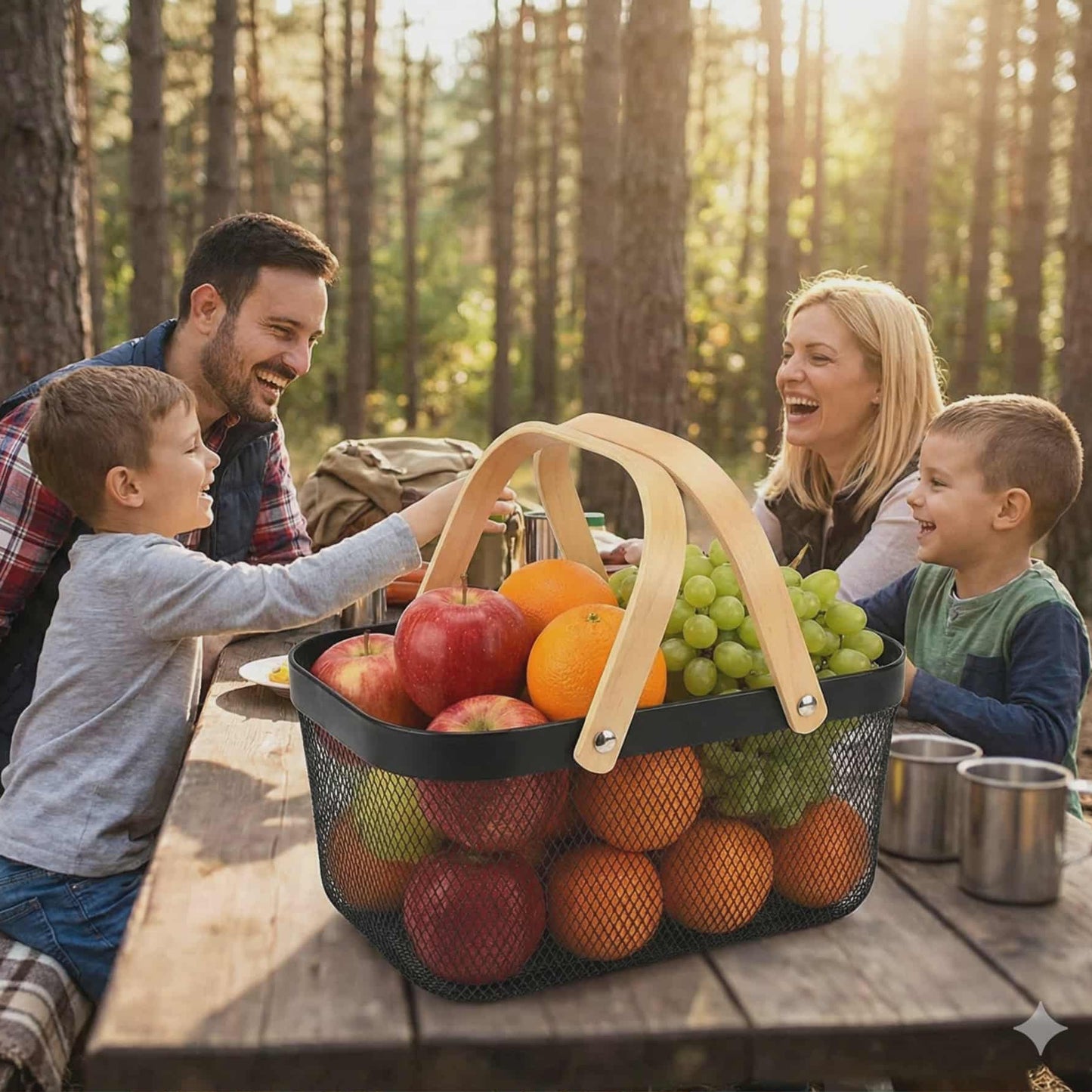 Eco-friendly Household Basket, 18qt, Two Handles