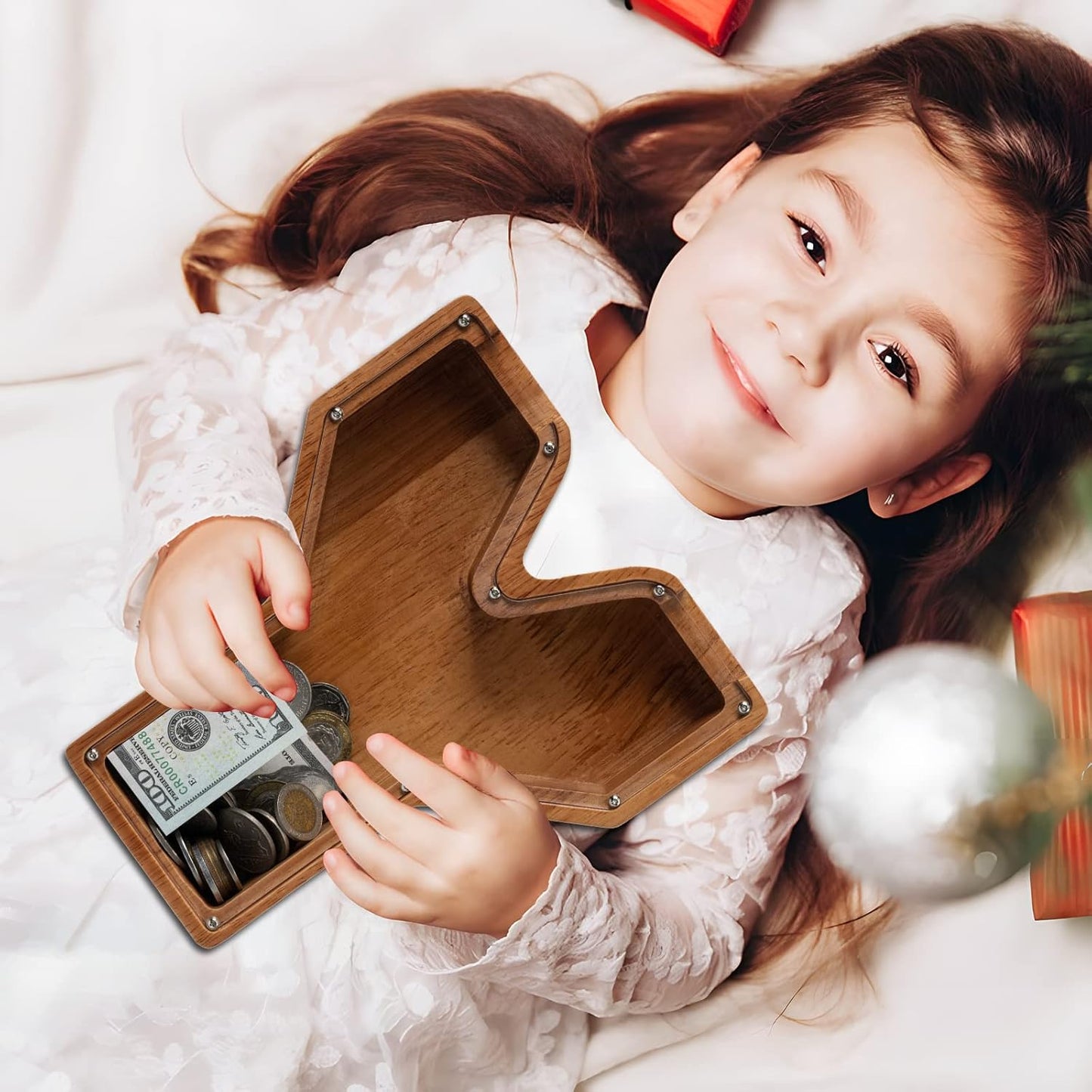 Alphabet Money Bank with Initial "Y", 9 inch tall