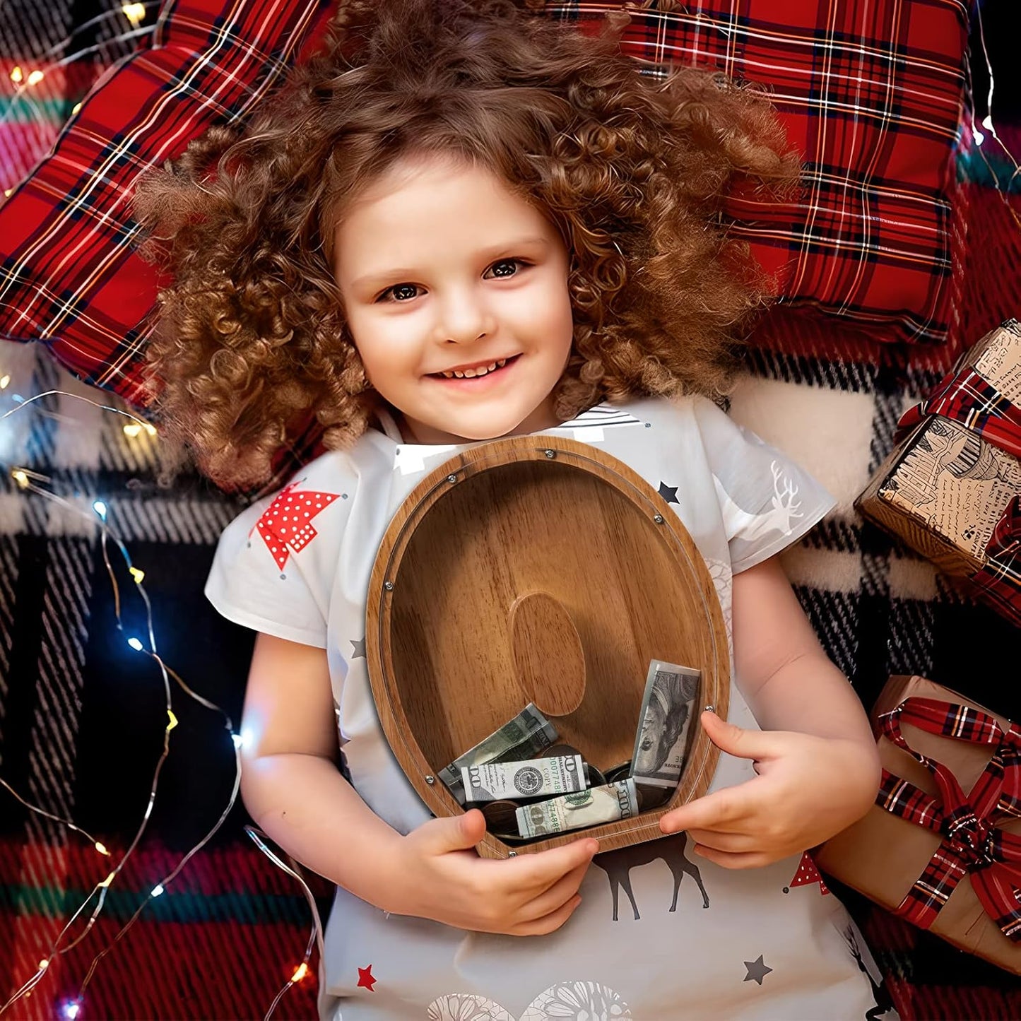 Alphabet Money Bank with Initial "O", 9 inch tall