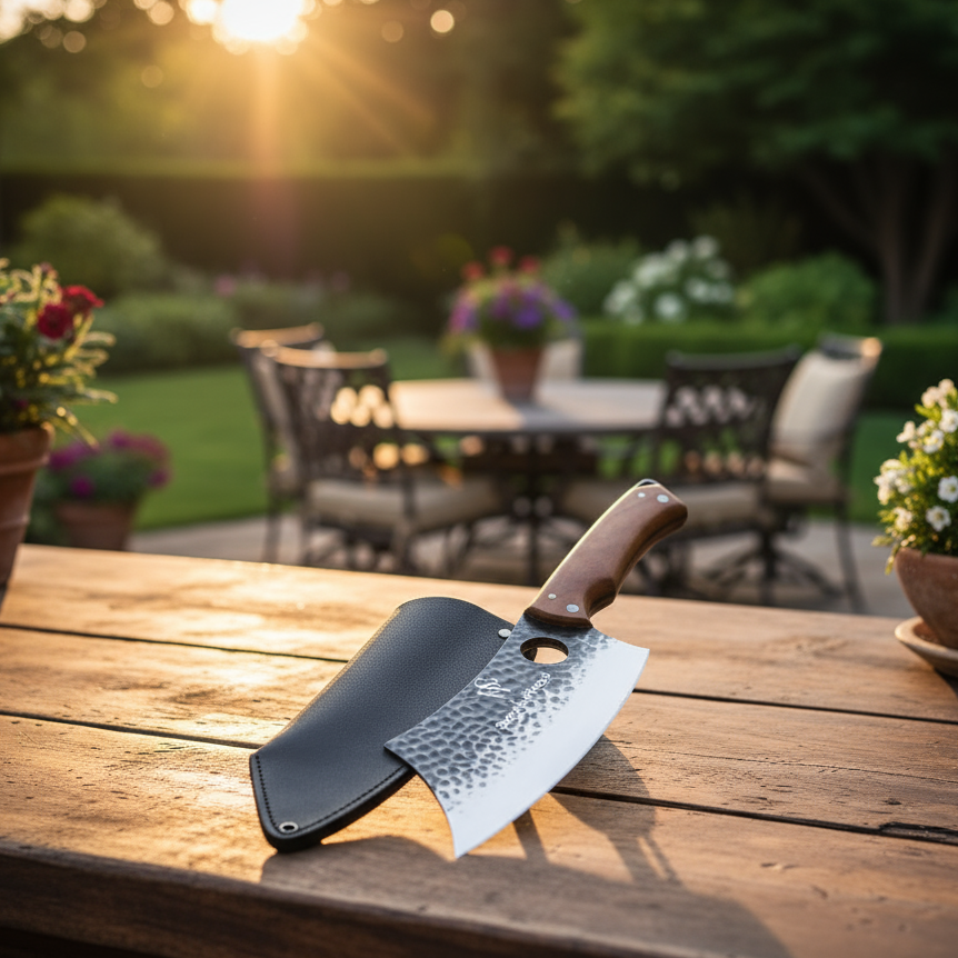 Cleaver Viking style Butcher Knife