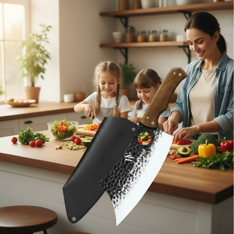 Cleaver Viking style Butcher Knife