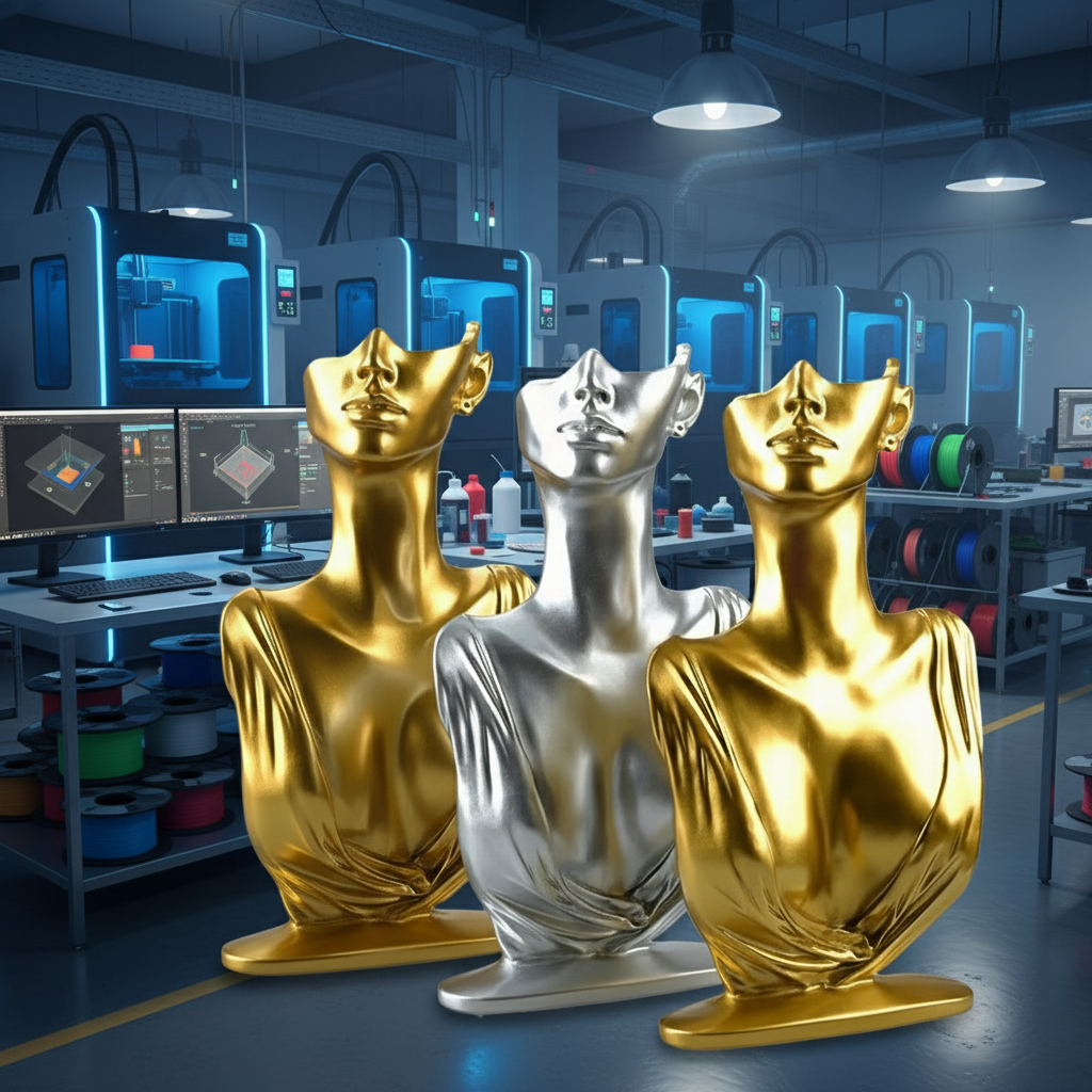 PLA 3D Printer Metallic Filament, 1kg (2.2lb) Spool, 1.75mm +/- 0.05mm