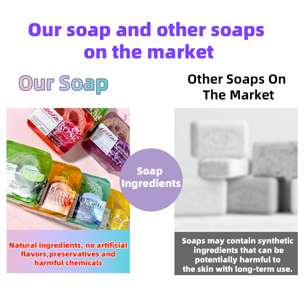 Sea Salt and Loofah Soap, 100g