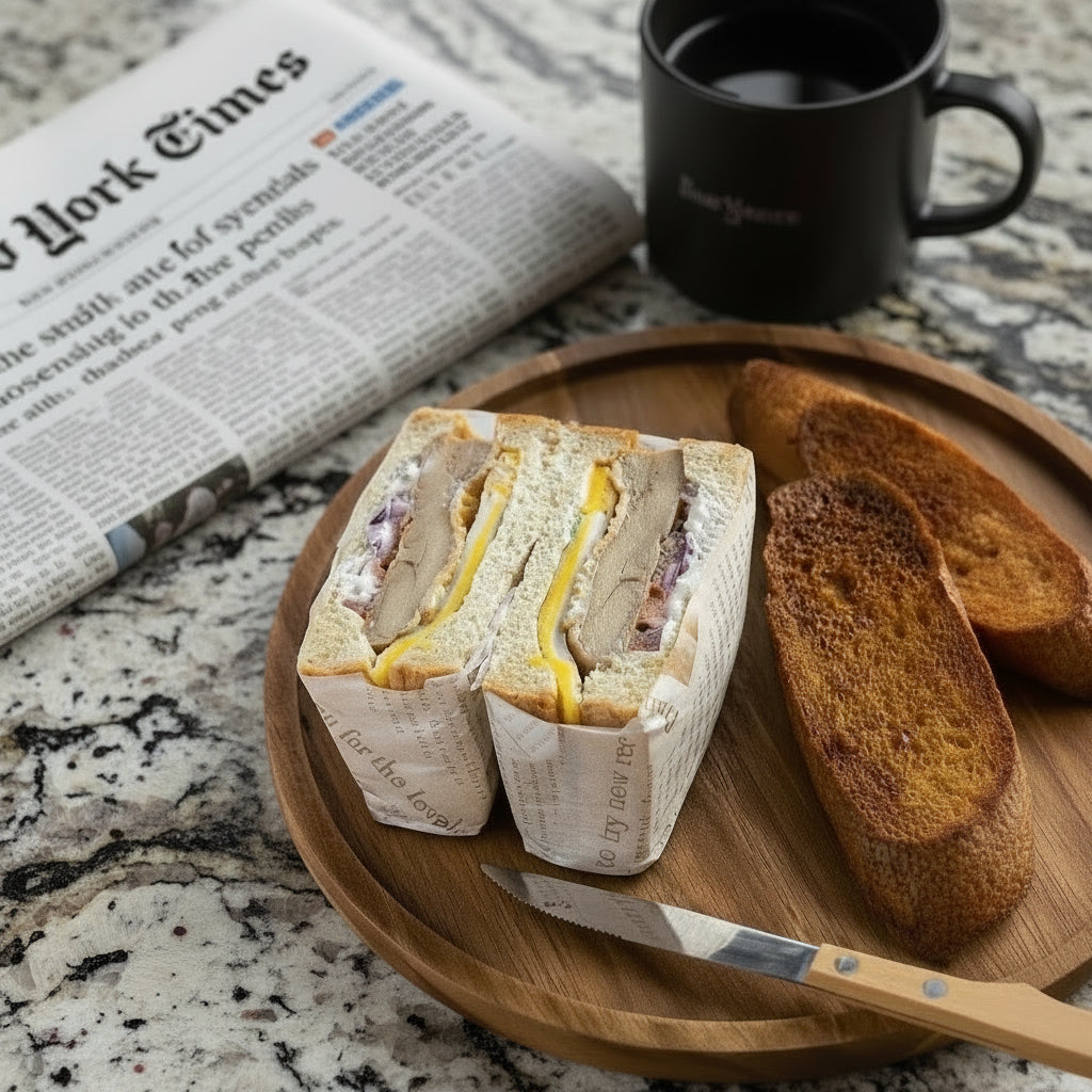 Acacia Wood Dinner Plate/Serving Tray, 10"