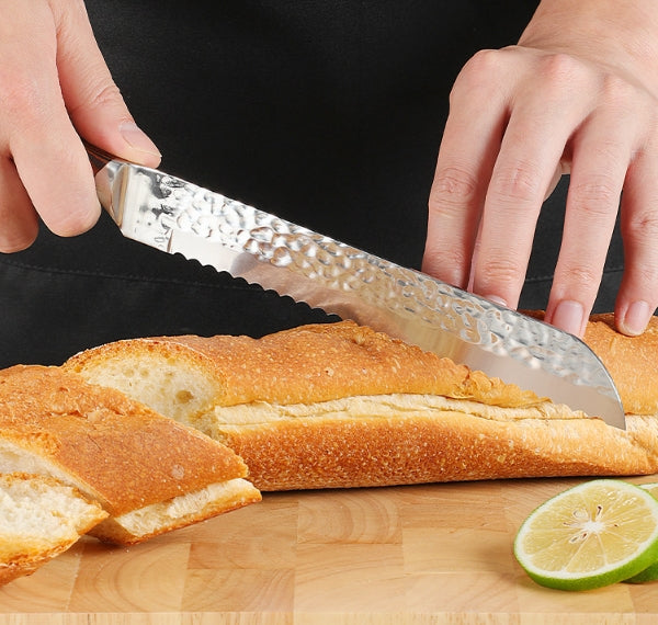 Professional Kitchen Knives Set, 15pcs – Includes Block, Sharpener and Scissors