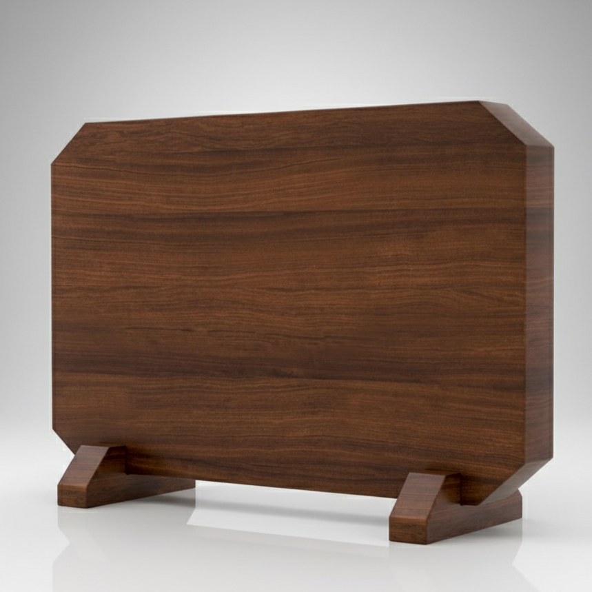 Magnetic Knife Block Thickened Rosewood, 14x10 Inches