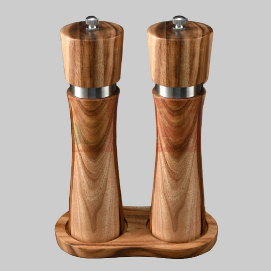 Spice Mill Set, with Metal ring, 2pcs