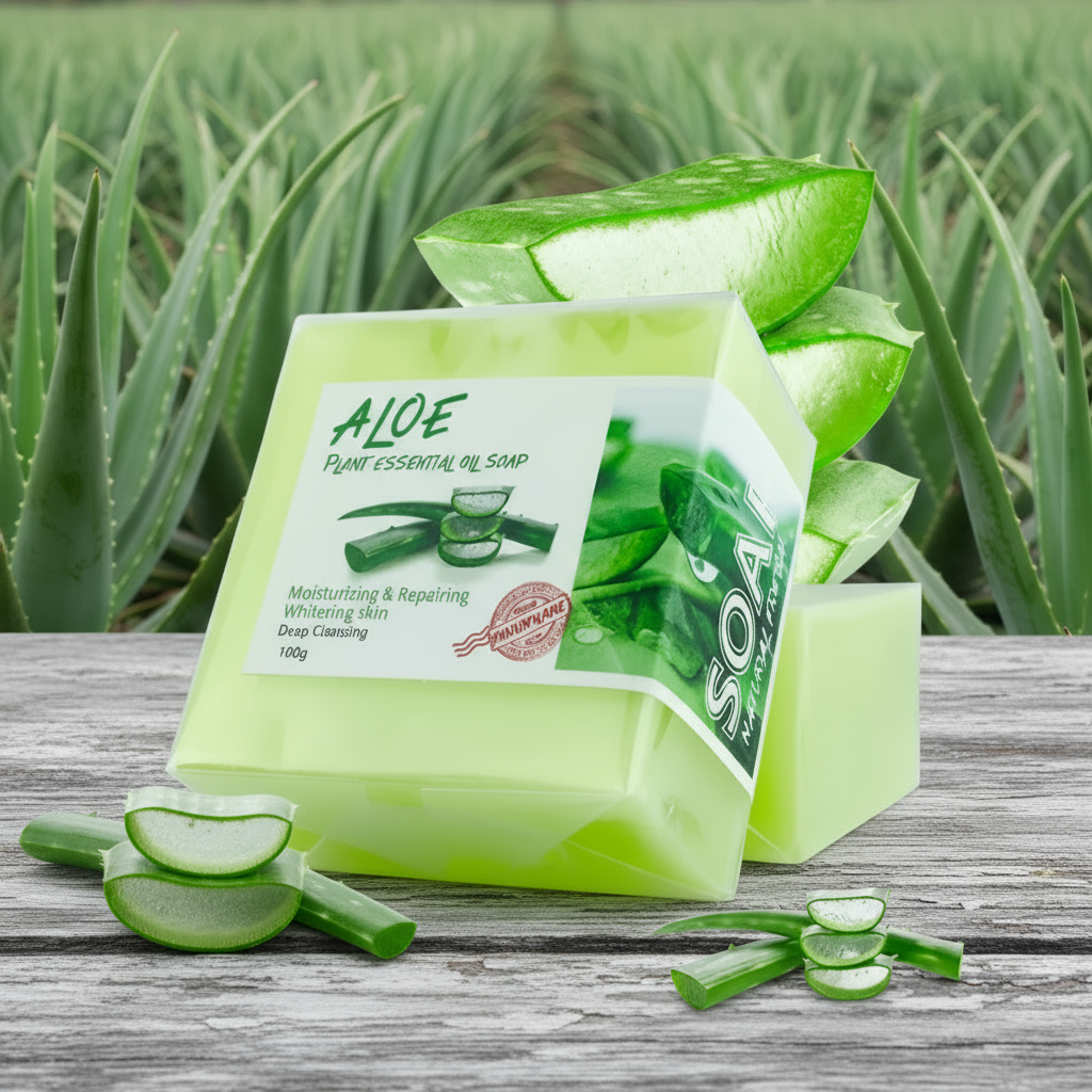 Handmade Soap with Aloe Vera, 100g