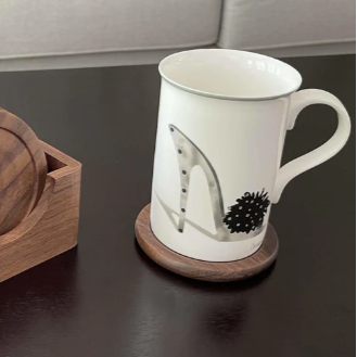 Wooden Coasters, Light Hardwood