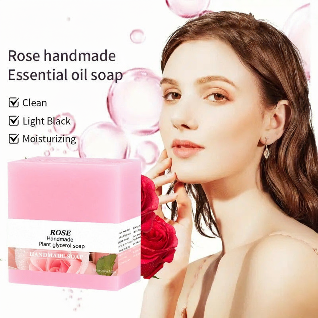 Handmade Soap with Rose, 100g