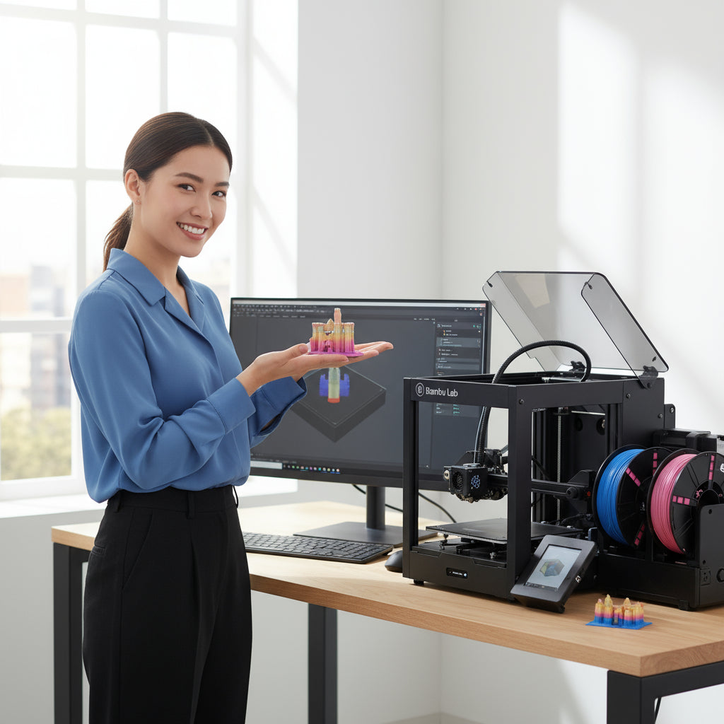 PLA 3D Printer Filament, Silk Two-Color, 1kg (2.2lb) Spool, 1.75mm +/- 0.02mm