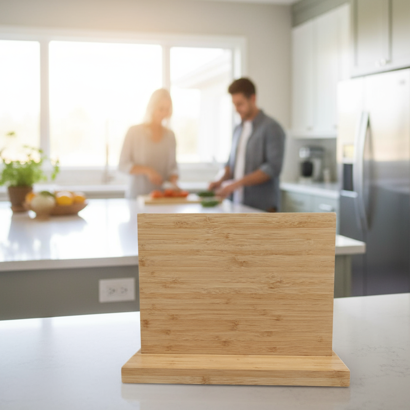 Countertop Magnetic Knife Holder, Bamboo