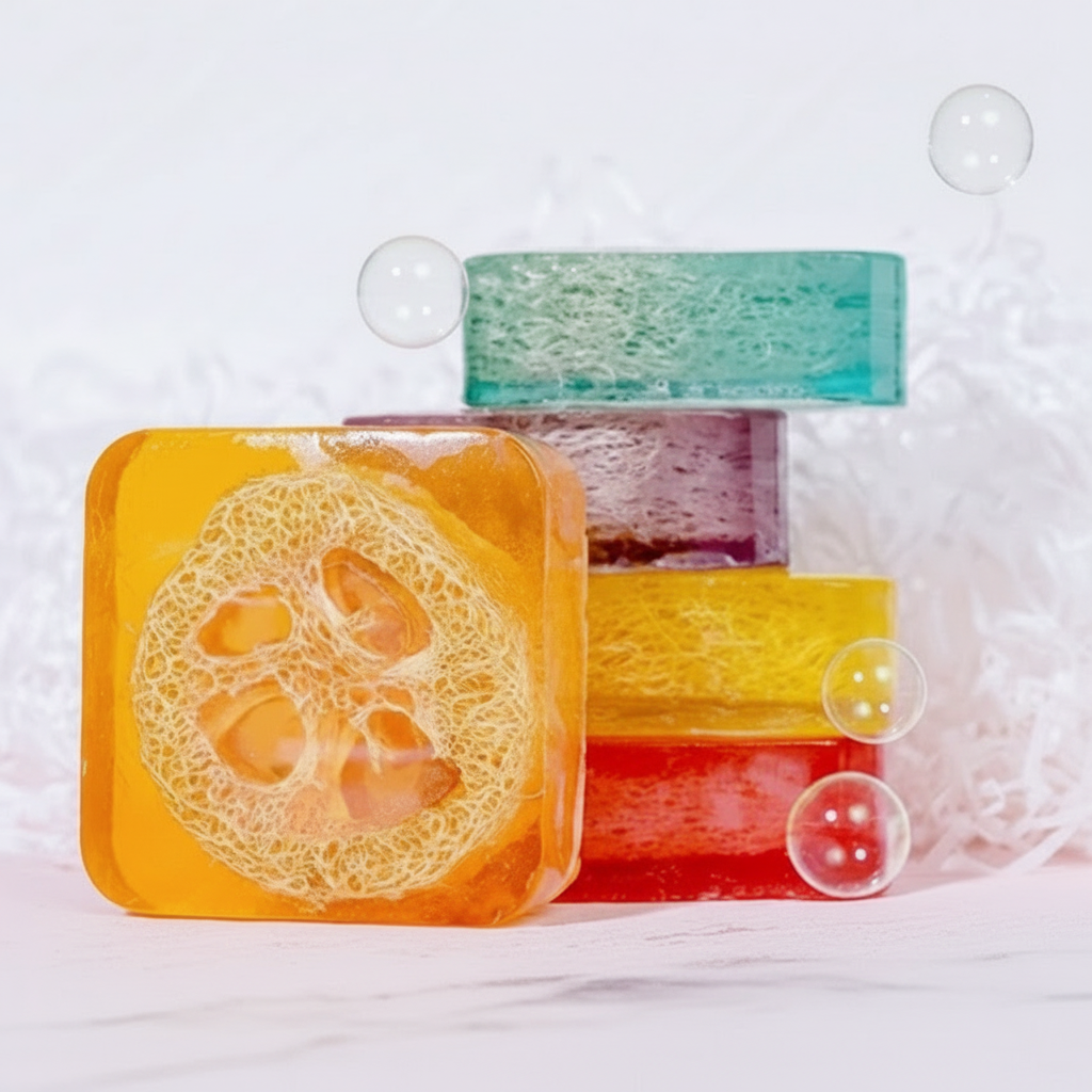 Aloe Vera and Loofah Soap, 100g