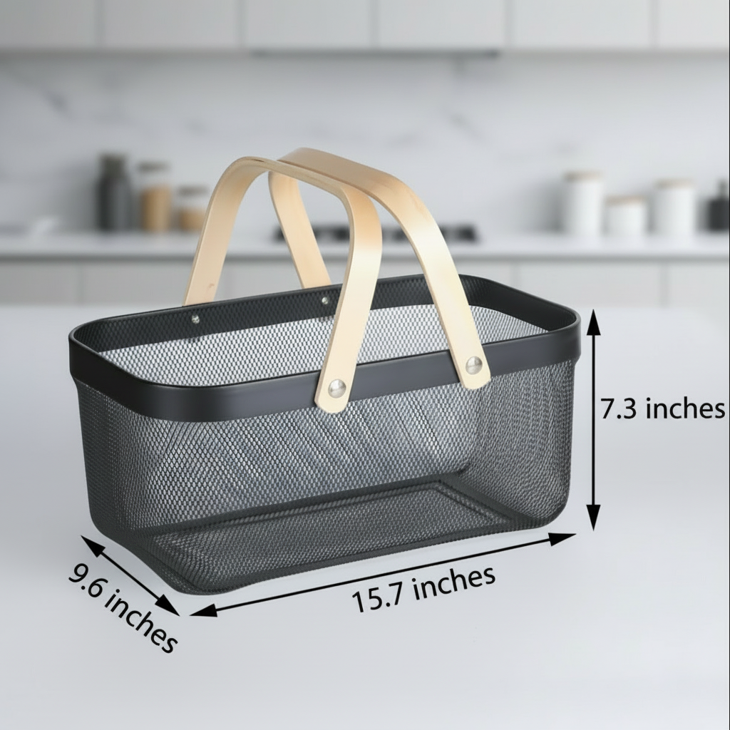 Eco-friendly Household Basket, 18qt, Two Handles