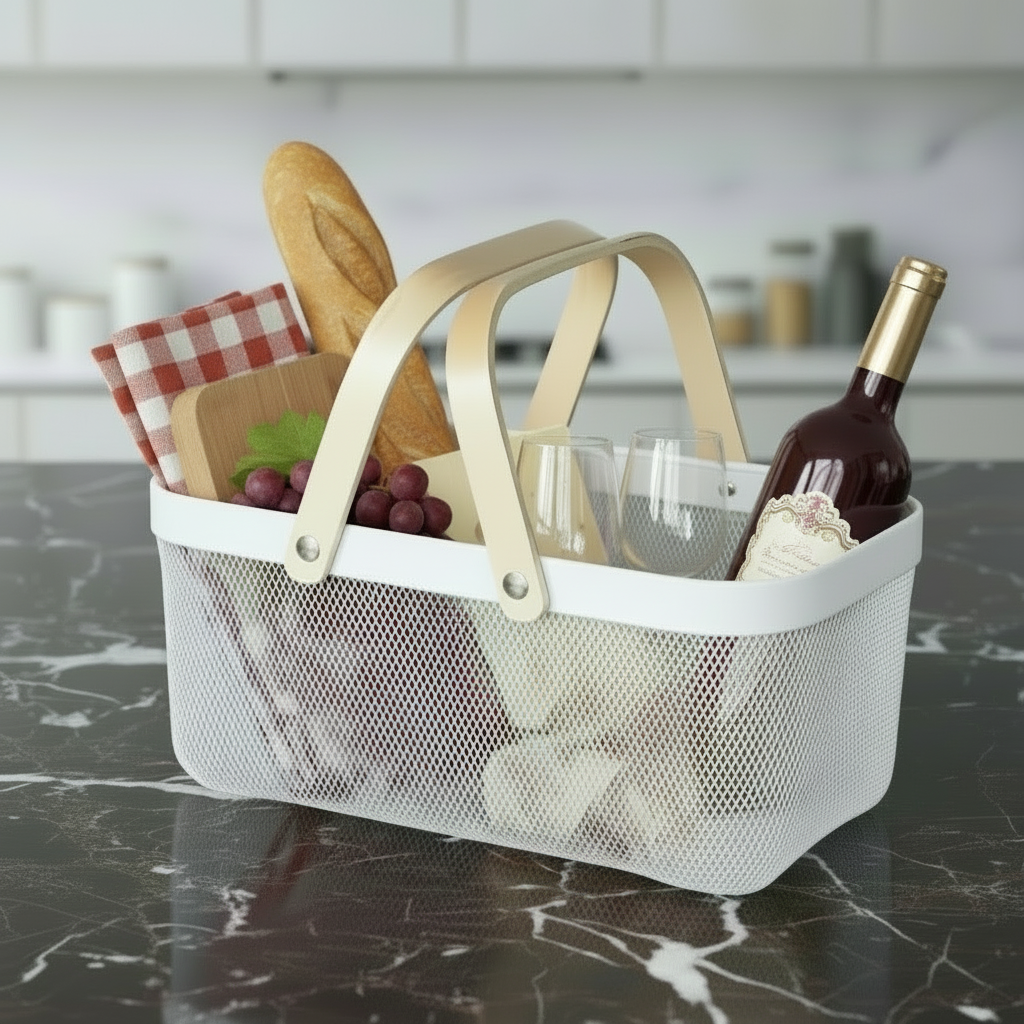 Eco-friendly Household Basket, 18qt, Two Handles