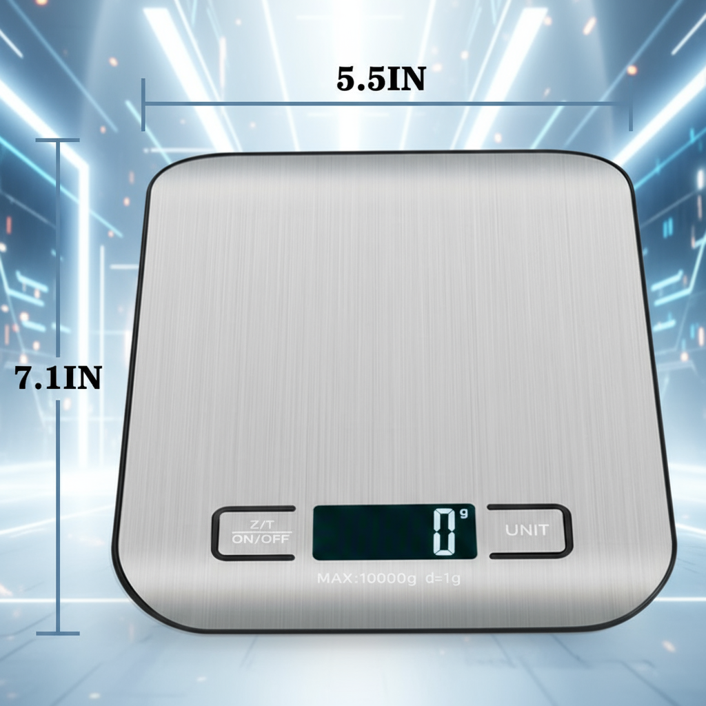Household Digital Scale, Stainless Steel