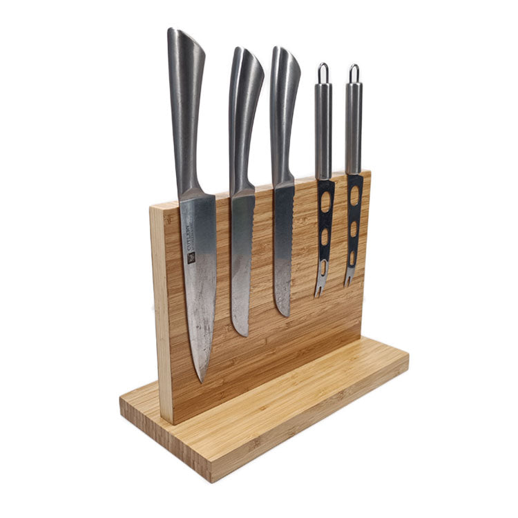 Countertop Magnetic Knife Holder, Bamboo