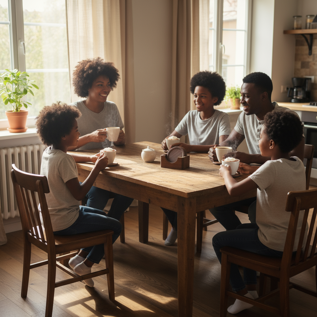 Wooden Coasters, Light Hardwood