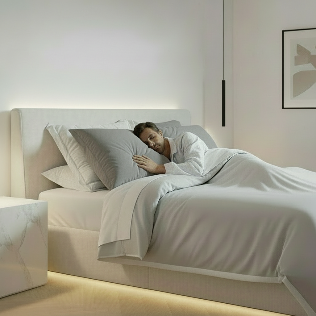 Modern Feather, Comfortable Pillow, Light Gray, Washable,  800g