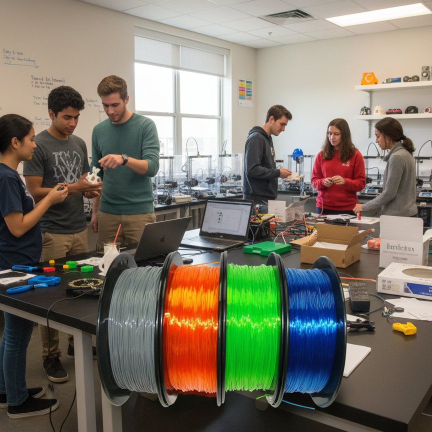 ABS 3D Printer Filament, High-Speed, 1kg (2.2lb) Spool, 1.75mm +/- 0.03mm