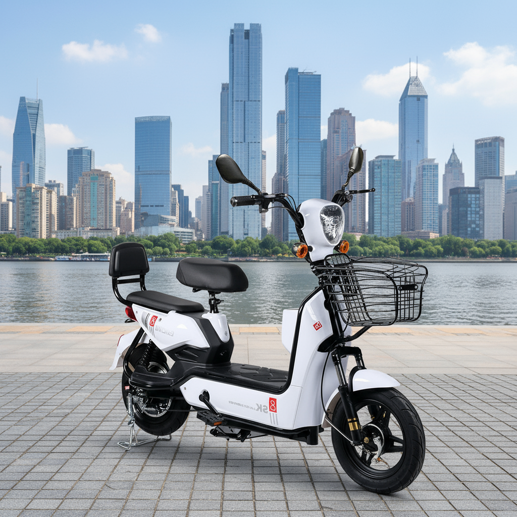 Electric City Bike/Moped Two Seats, 48V, 12Ah, 500W (Special order, Local Pick-up/Delivery Only, North Florida)