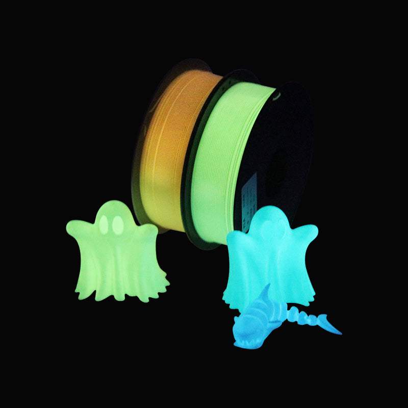 PLA 3D Printer Luminous Filament, 1kg (2.2lb) Spool, 1.75mm +/- 0.05mm