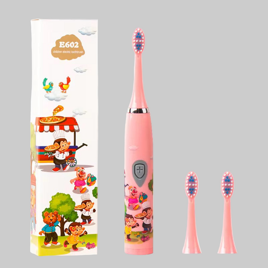 Kids Sonic Toothbrush, Pink, Rechargeable