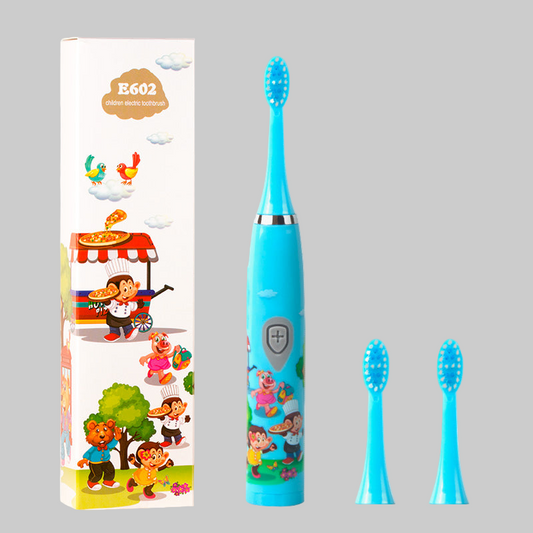 Kids Sonic Toothbrush, Blue, Rechargeable