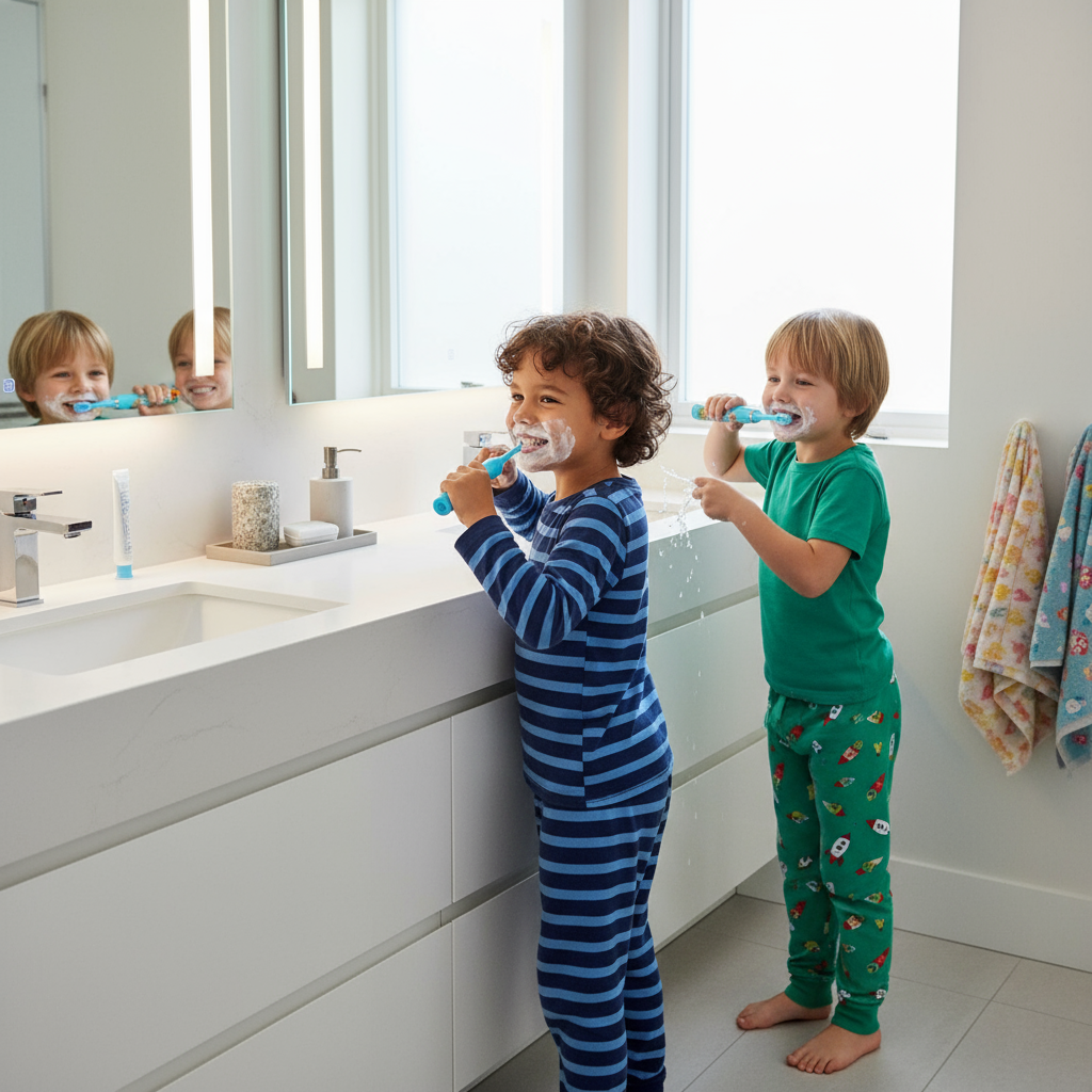 Kids Sonic Toothbrush, Blue, Rechargeable