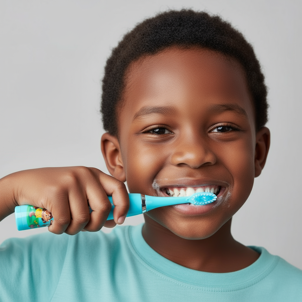 Kids Sonic Toothbrush, Blue, Rechargeable