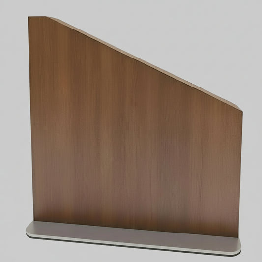 Hardwood Magnetic Knife Holder Stand with Stainless Steel Base