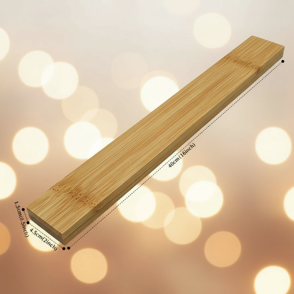 Magnetic Knife Holder, Bamboo Hardwood, 16"