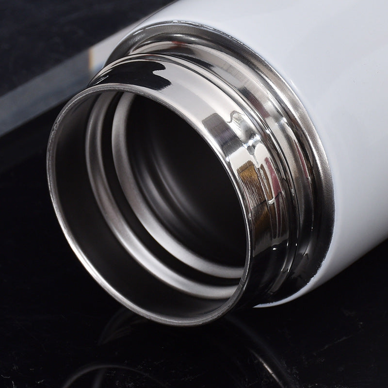 Vacuum Insulated Smart Thermos,  Digital LED Temperature Display, Stainless Steel, 17 Oz