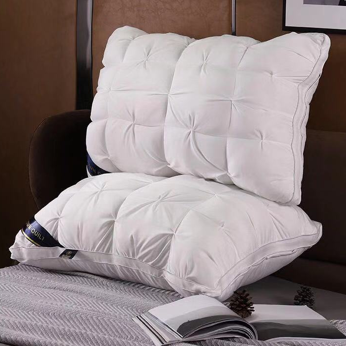 Modern Feather, Comfortable Pillow, White, Washable,  800g