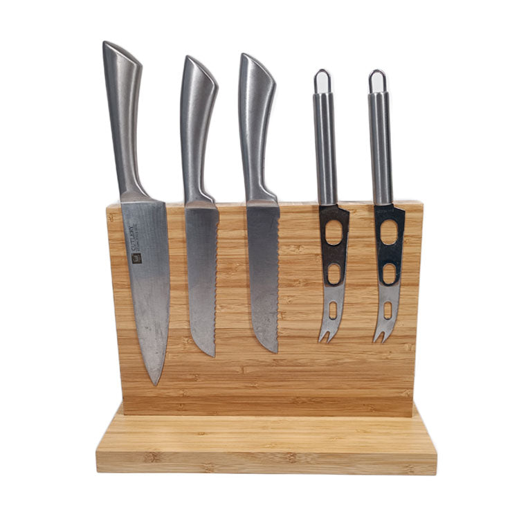 Countertop Magnetic Knife Holder, Bamboo