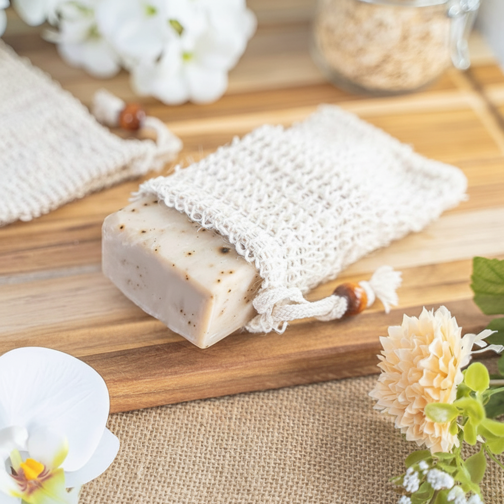 Mesh Foaming Soap Pouch for Shower, 5pcs Bulk Deal