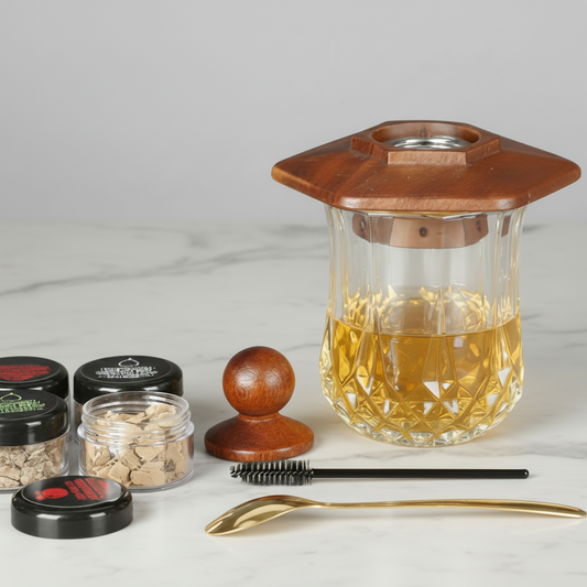 Cocktail Smoker Kit with 4 Wood Chips Samplers