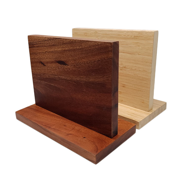 Countertop Magnetic Knife Holder, Acacia Hardwood