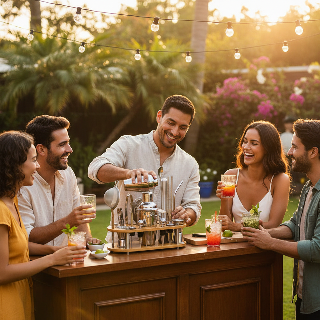 Stainless Steel Cocktail Mixology 23-piese Set