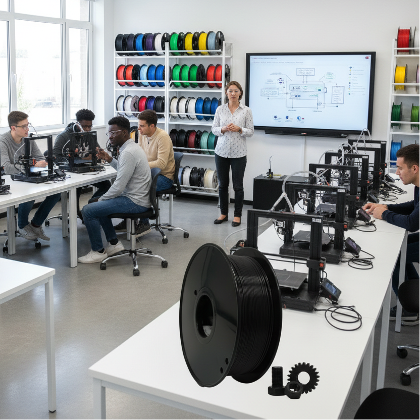 ABS 3D Printer Filament, High-Speed, 1kg (2.2lb) Spool, 1.75mm +/- 0.03mm