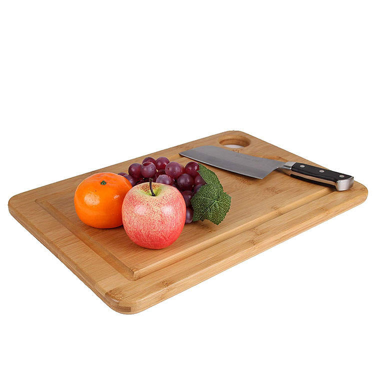 Bamboo Cutting/Serving Board Set, 4pcs, including Holder