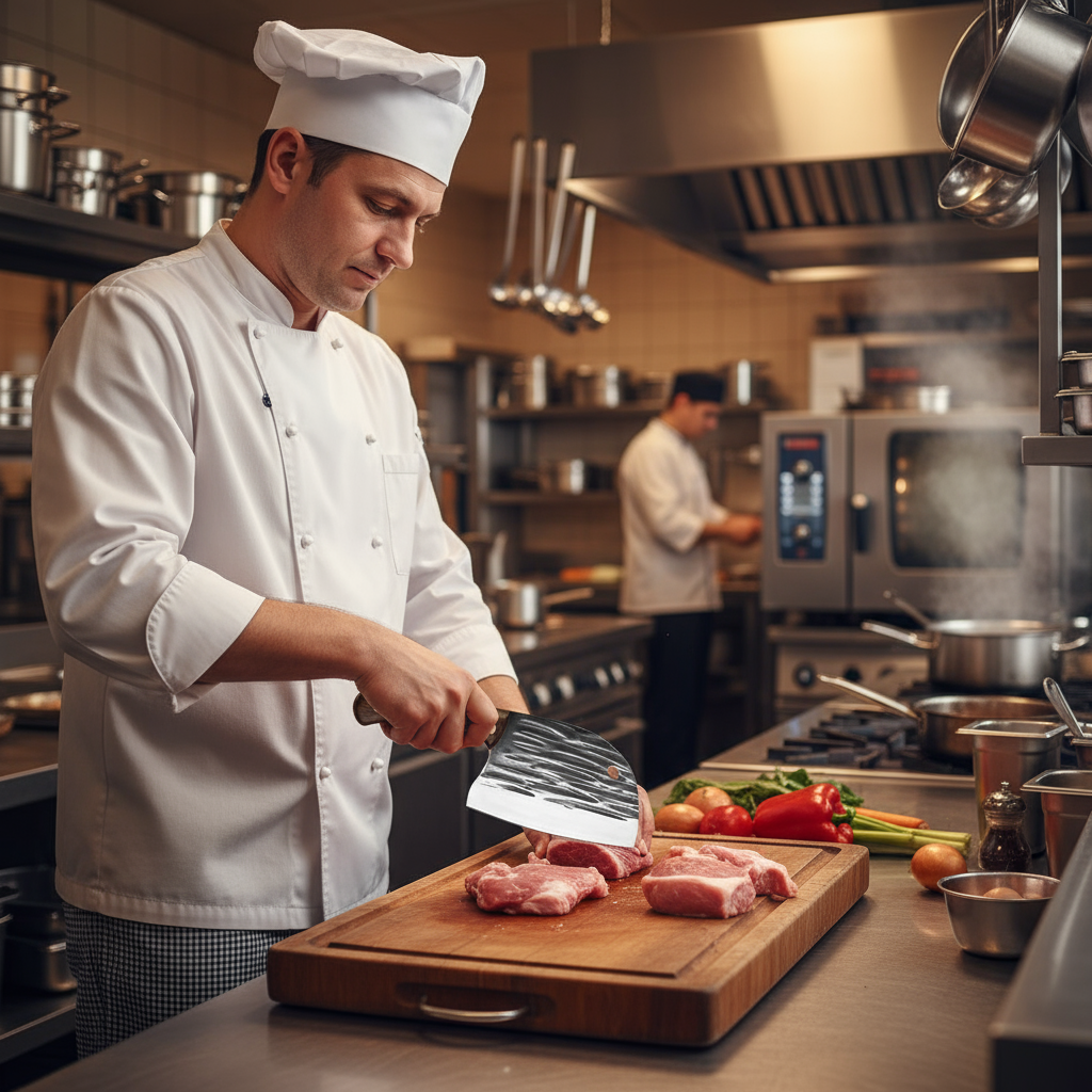 Chief Boning Serbian Chopping Knife