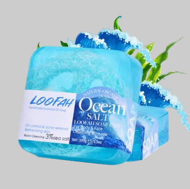 Sea Salt and Loofah Soap, 100g